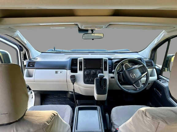 Back seats of the Toyota Fortuner
