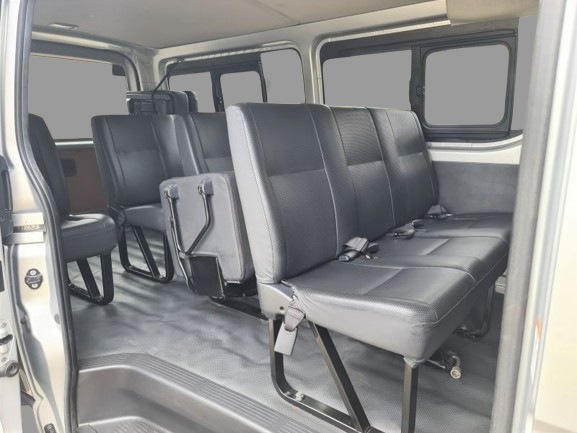 Interior view of the Toyota Fortuner